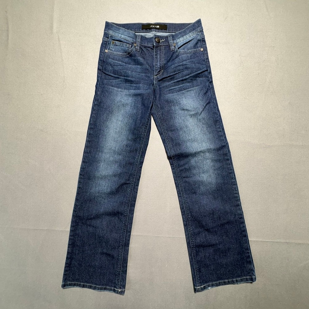 Joes Jeans Girls Wesley Straight Leg Denim Dark Wash Blue Size 12 BOD051401